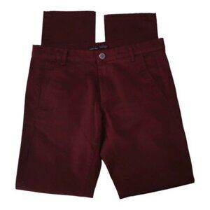 Men's Zara Man Maroon Skinny Slim Jean Pants Size 30 EUC #1425
